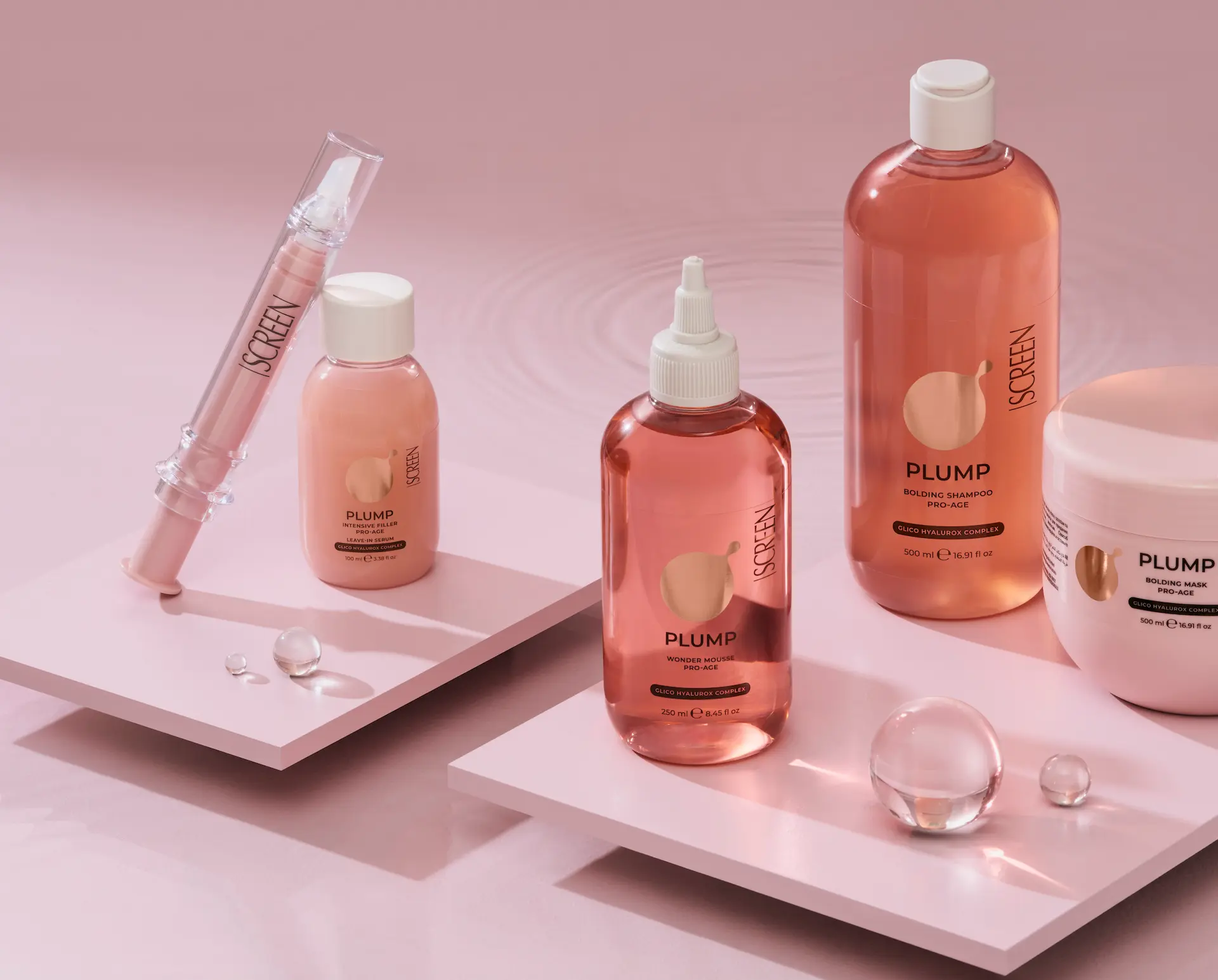 PLUMP BY SCREEN HAIR CARE Portfolio | Jam Communication Immagine Singola Lavoro